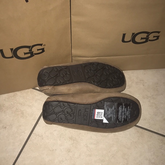 Mens UGG Chocolate Brown Slippers #7 - Picture 7 of 8